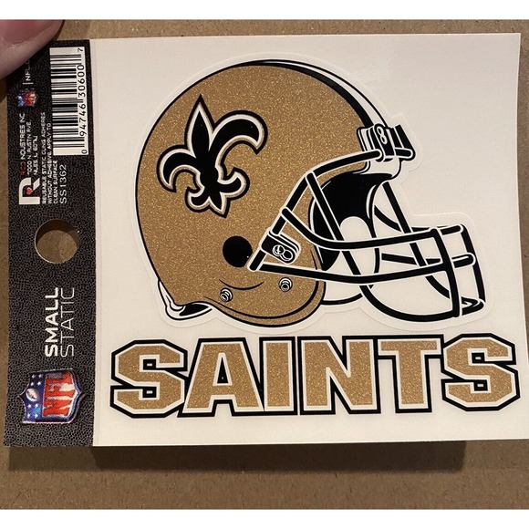 New Orleans‎ Saints NFL Football Vinyl Sticker Car Window Decal Removable Cling - Picture 1 of 1